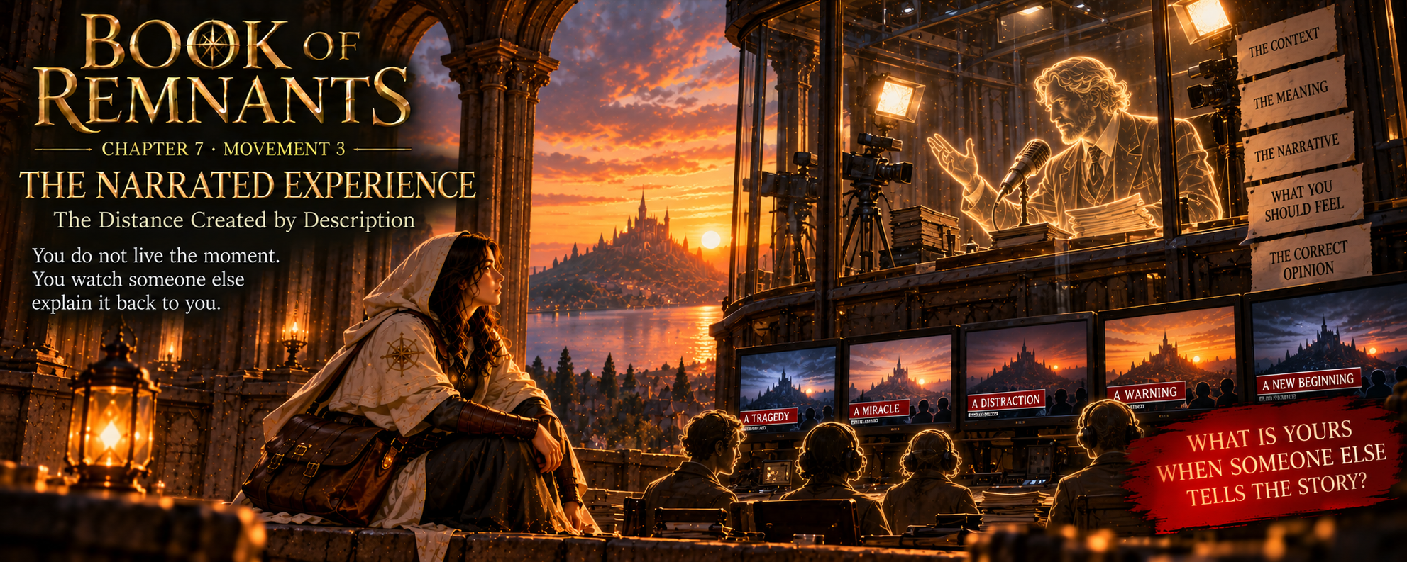 The Narrated Experience, Book of Remnants: A Diagnostic Manual of Counterfeits